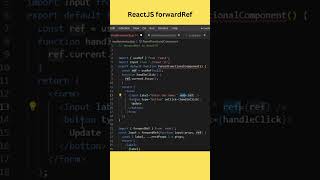 Must Know #react forwardRef concept #shorts #hindi