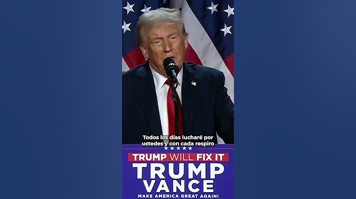 Quiero agradecer al pueblo por elegirme como su presidente: Trump. #Latinus #InformaciónParaTi