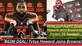 Tytus Howard Joins Browns! $63M Deal to Protect QB Sanders 