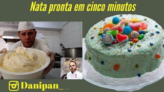 COMO PREPARAR NATA PARA RECHEIO E COBERTURA EM CINCO MINUTOS DE UM JEITO DIFERENTE