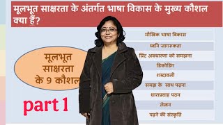 9 Components of language teaching and Four block language teaching approach part 1 #fln #ntt #jcert