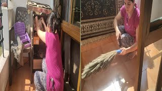 Indian Balcony Deep Cleaning Video Outdoor Cleaning Full Cleaning Mom Lifestyle