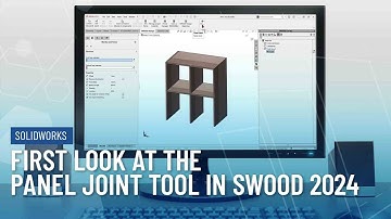 First Look at the Panel Joint Tool in SWOOD 2024