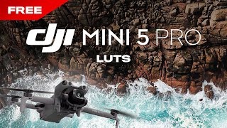 💸 FREE DJI MINI 5 PRO LUTS | CINEMATIC | PREMIUM