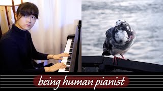 being human pianist: learning to be more patient