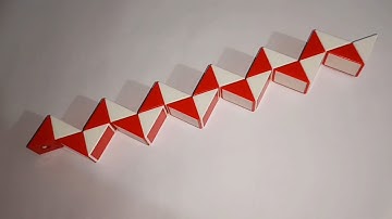 Make a Zigzag Pattern with Snake Cube