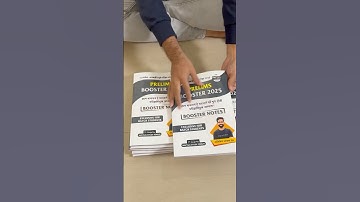 UNBOXING - MPSC PRELIMS BOOSTER NOTES 2025 #mpsc #rajyaseva2025 #combine2025 #mpscnotes