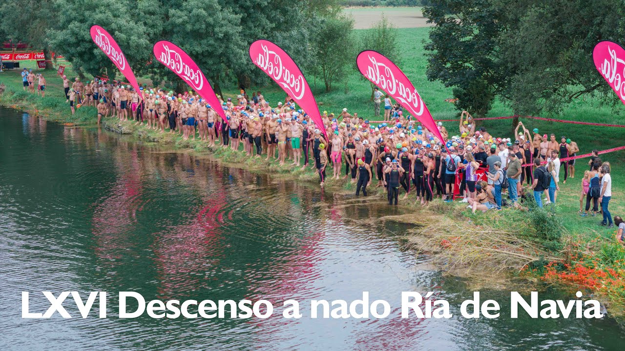 Navdia Rio LXVI Descenso a nado de la Ría de Navia 2024 - YouTube