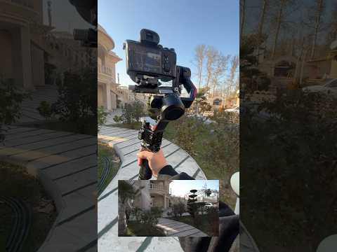 آموزش تصویربرداری با رونین در نمای معماری رونین گیمبال  تصویربرداری آموزش