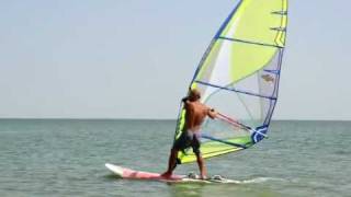 Windsurfing Light Wind Freestyle.avi