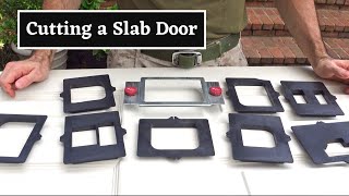 Cutting a Slab Door with the Milescraft Hinge Mate 350 || Converting a Spare Closet Part 1