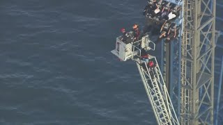 How firefighters rescued 8 HISD students from stalled roller coaster