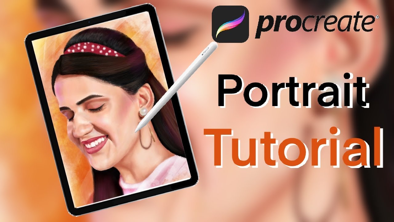How to make portrait on ipad |Procreate #procreate #digitalart #procreate