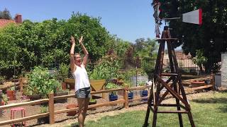 Mrs  Huntstead loves her windmill!