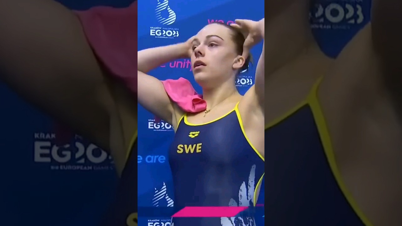 Women's Diving  ELNA WIDERSTROM 1M Springboard Diving European ROUND 1