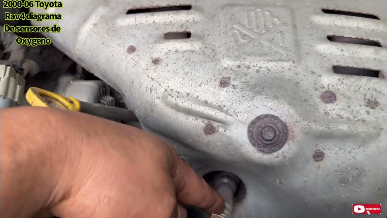 2000-07 Toyota RAV4 Diagrama o posición de los sensores de Oxygeno