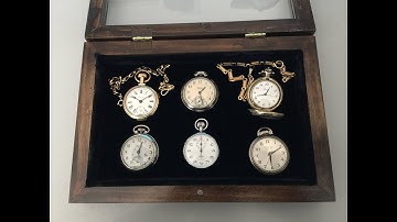 Display Case for Pocket Watches