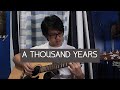 A thousand years  christina perri fingerstyle cover by ryan angelito