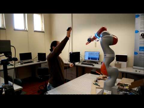 Collaborative robot collision avoidance with 2 hands