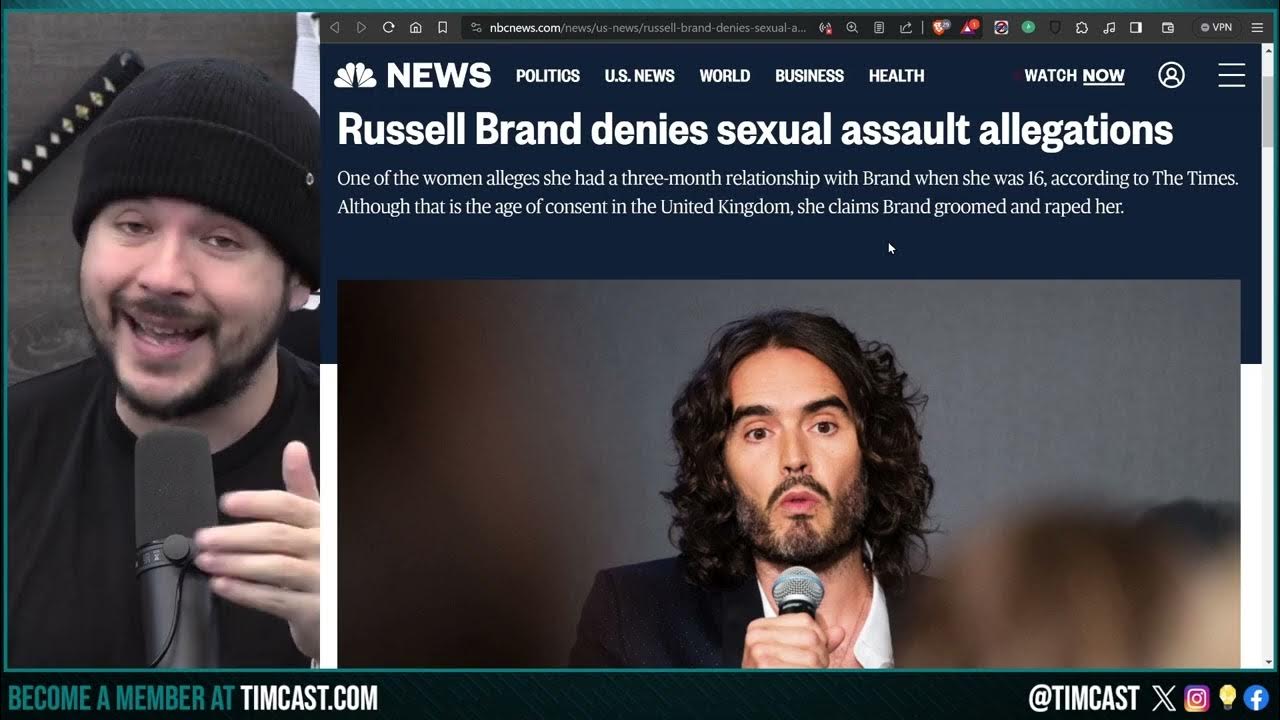 Machine DECLARES WAR On Russell Brand, Shows CANCELED, Agency Dumps Him Over Me Too Allegations