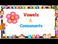 Vowels and Consonants For Kids/ Phonics for kids! Vowels for  LKG  to Grade 1 2  /Bandu's KIDS LAB