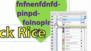 13 Rick Rice's Illustrator layers tutorial