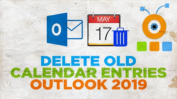 How to Delete Old Outlook Calendar Entries 2019 | How to Remove Old Calendar Entries in Outlook 2019