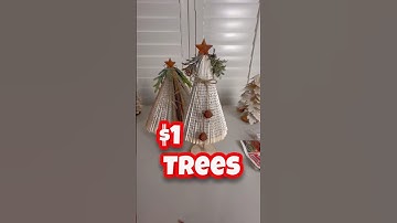 🎄 Easy 2 for 1 DIY Christmas Decor Book page holiday trees