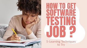How to Get Software Testing Job