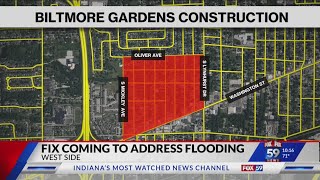 Indy DPW working to address flooding concerns in west side neighborhood Resimi