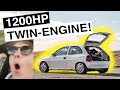 He Built A 1200BHP Twin Engine Corsa B! - EntityMFG