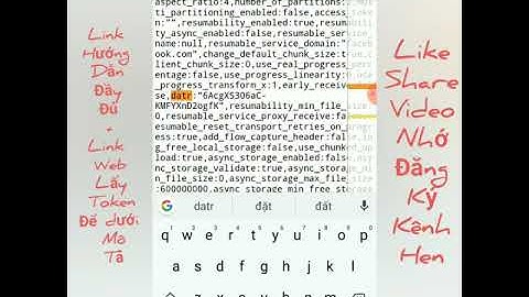 Lấy token không checkpoint 100% mới nhất 2019