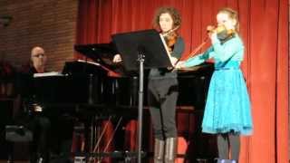 Concert De Noel Allegro 2012 - Zoe Et Sarah Interpretent The First Nowel