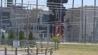 LIVE FROM ADAMS COUNTY POWER PLANT FIRE