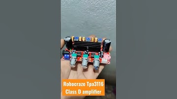 Robocraze TPA3116D2 50Wx2+100W 2.1 Channel Digital Subwoofer Amplifier Board 12V-24V Power