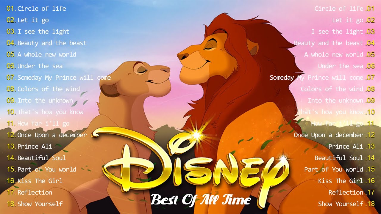 The Ultimate Disney Classic Songs Playlist With Lyrics 2024 ✨Disney Soundtracks Playlist 2024