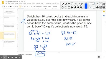 Chapter 5 Lesson 3 Video Notes