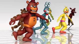 MMD FNAF My Room Disco Night Resimi