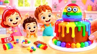 Cute Mini Rainbow Cream Cake Tutorial 🌈 Amazing Mini Candy Dessert Recipe 🍰💖 Sweet Tiny Baker