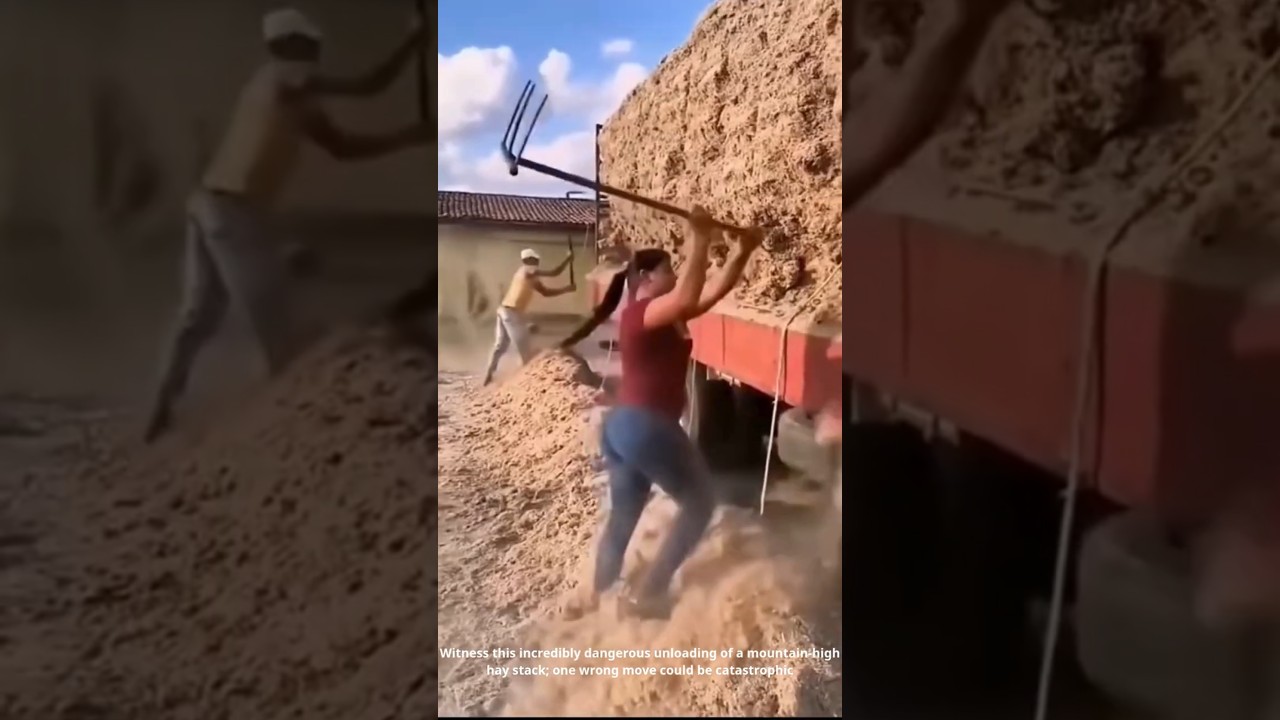 Hay Mountain MELTDOWN! 🤯🚜 Danger Zone Unloaded! 