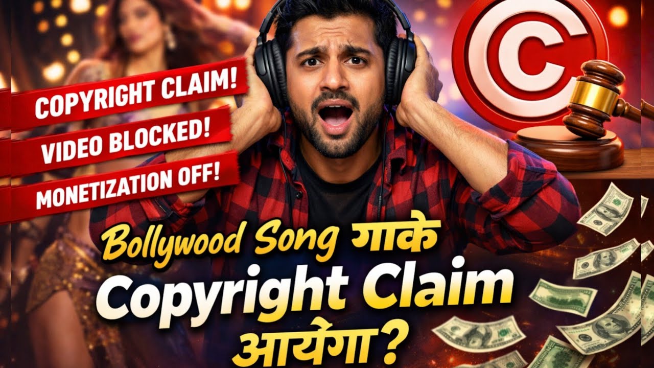 Bollywood Song गाके copyright claim आयेगा? | Practical Test | Music With Subhash | Cover Song 