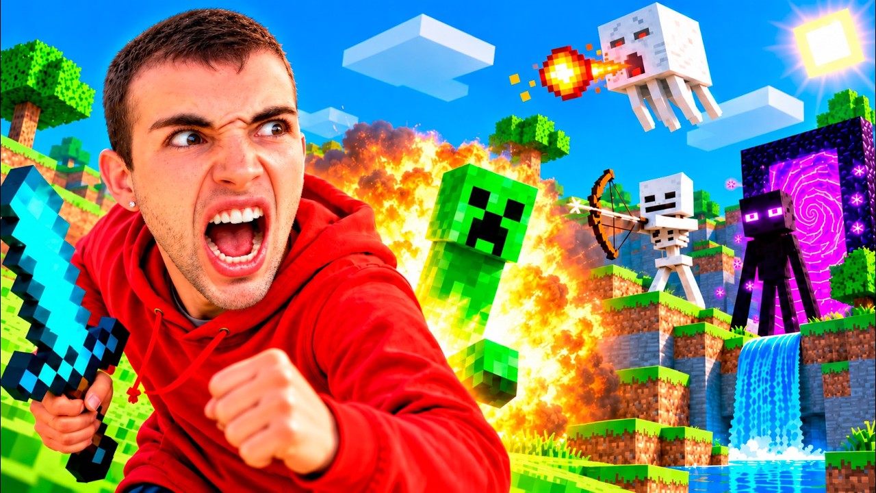 COMPLETÉ TODO MINECRAFT POR PRIMERA VEZ!! pt.1