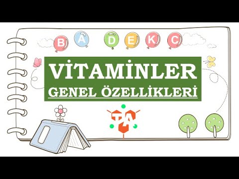 Vitaminlerin Genel Özellikleri | Özet  Bilgiler #biyoloji #vitaminler