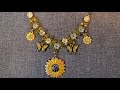 #jessejamesbeads #magicalmysterybeadbox Sunflower Field statement necklace tutorial #jjbambassador