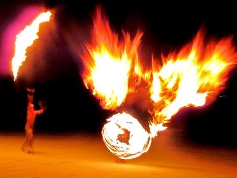 泰國沙美島的火舞 Fire Dancing on Koh Samet เกาะเสม็ด
