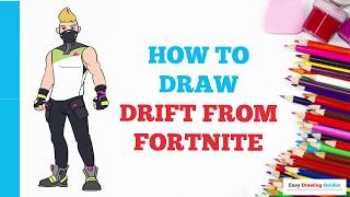 How To Draw Drift From Fortnite In A Few Easy Steps Drawing Tutorial For Beginner Artists