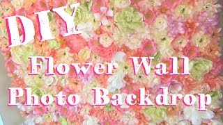 In this diy i show you how to make adorable, colorful, fun flower wall
photo booth backdrop. could also use as an art piece add a ton of
col...