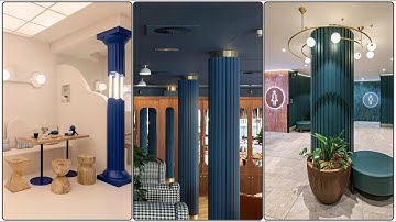 Modern Column Decoration Ideas 2023 | Living Room Column Decorating Ideas 2023