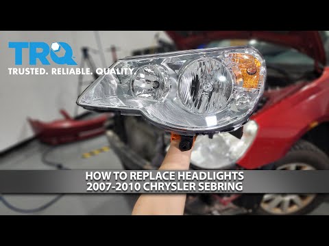 How to Replace Headlights 2007-2010 Chrysler Sebring