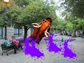 Manny the mammoth drinks the grimace shake and gets attacked with purple blood fakeyou